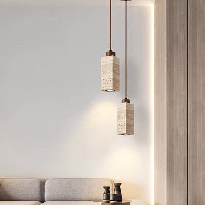 Akari - Travertine Pendant Lamp
