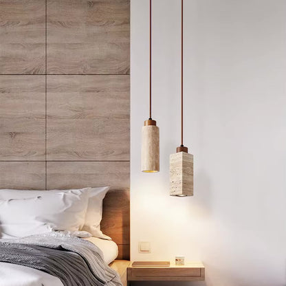 Akari - Travertine Pendant Lamp
