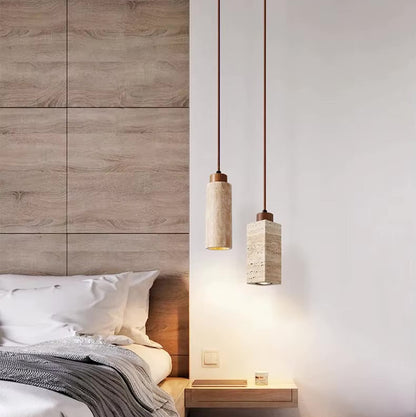 Akari - Travertine Pendant Lamp