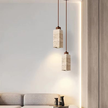 Akari - Travertine Pendant Lamp
