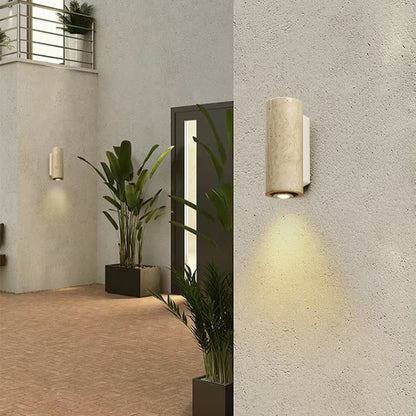 Solène - Travertine Wall Lamp