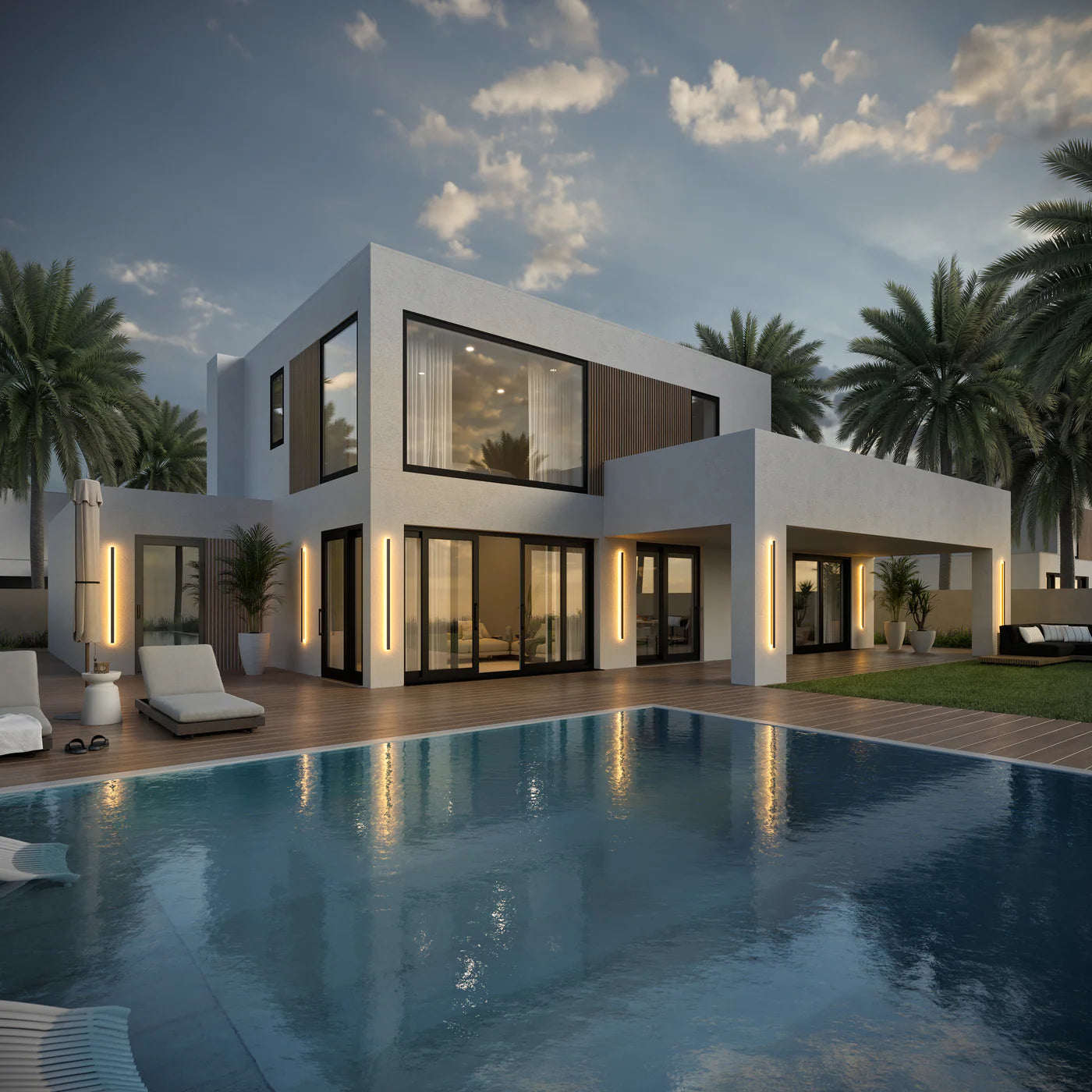 Björk – Modern Nordic Outdoor Wall Lamp