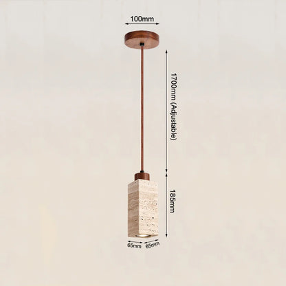 Akari - Travertine Pendant Lamp