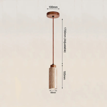 Akari - Travertine Pendant Lamp